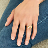 Golden Love Ring