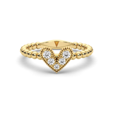 Golden Love Ring